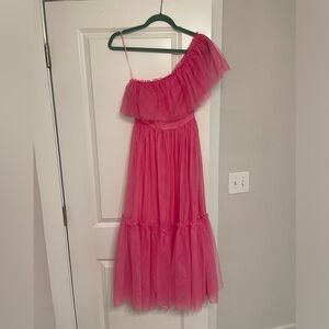 Hot Pink MIDI Dress - XS